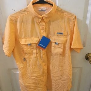 Orange Columbia PFG shirt